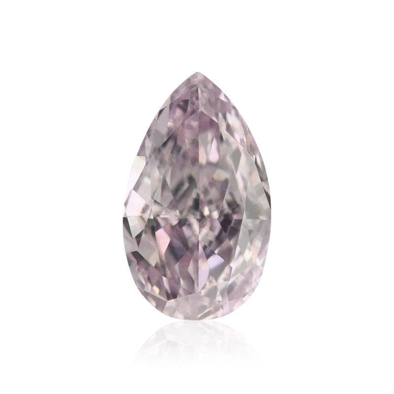 0.30 Carat Fancy Pink Pear Diamond SI1 GIA
