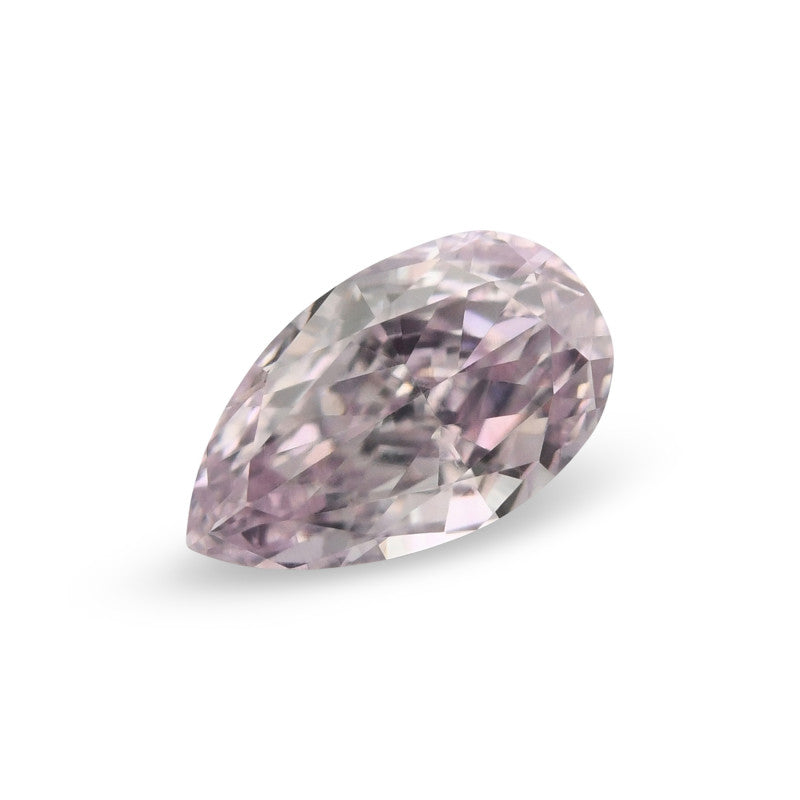 0.30 Carat Fancy Pink Pear Diamond SI1 GIA