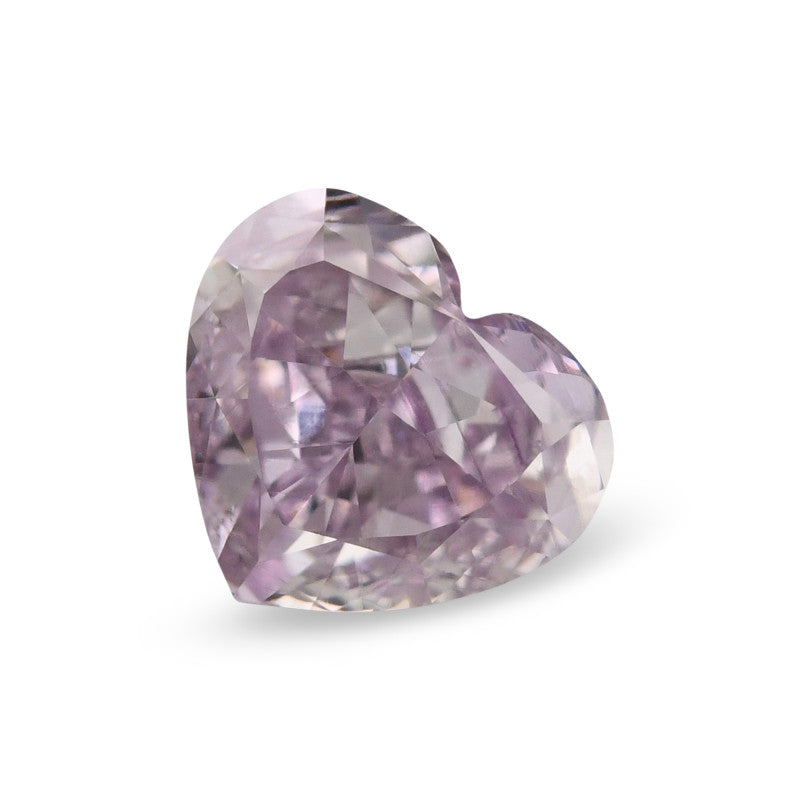 0.51 Carat Fancy Pink-Purple Heart Diamond SI2 GIA