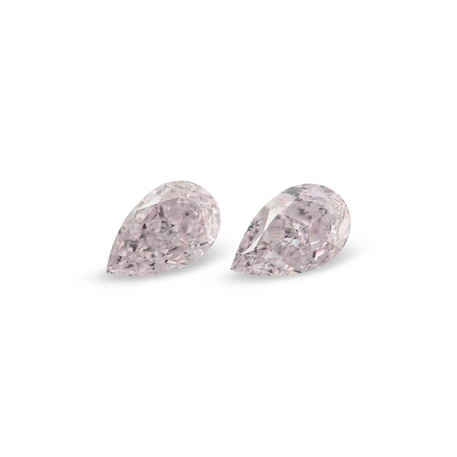 0.71 Carat Fancy Light Pink Pear Diamond VVS1 GIA