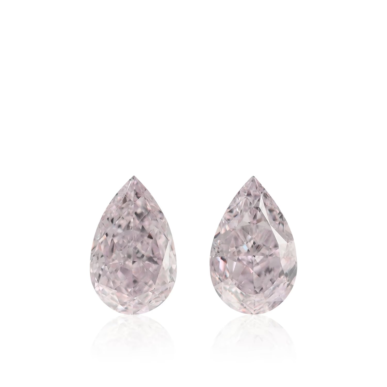 0.71 Carat Fancy Light Pink Pear Diamond VVS1 GIA