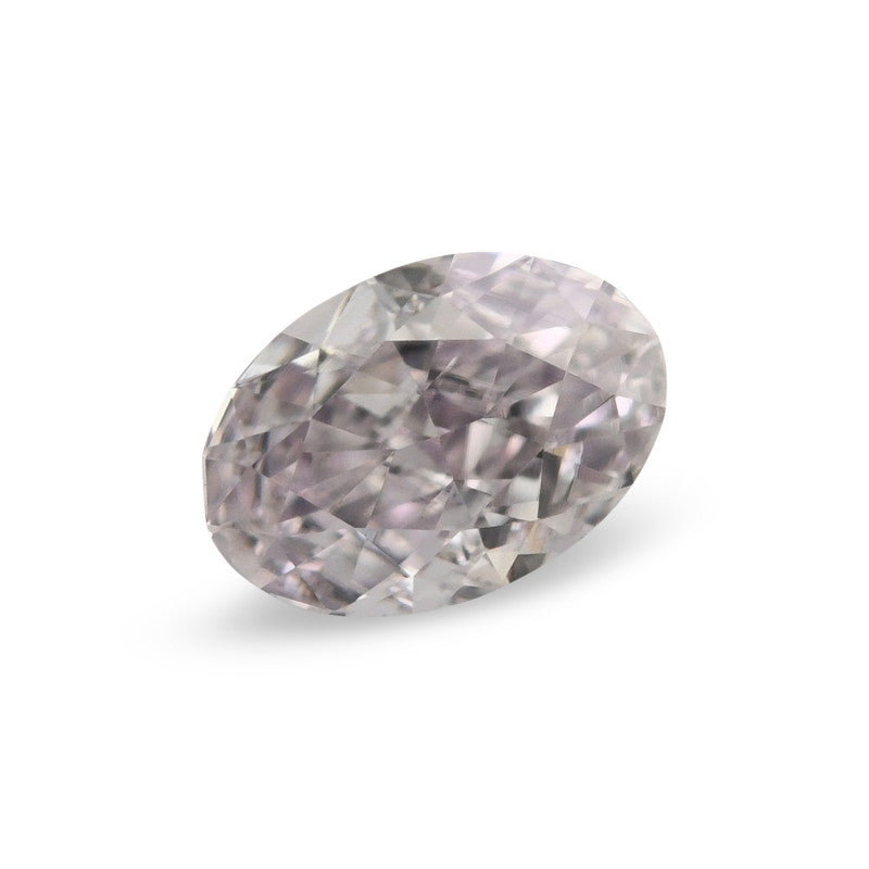 0.31 Carat Fancy Light Pink Oval Diamond VS2 GIA
