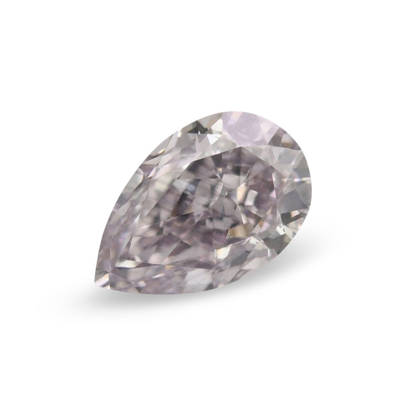 0.30 Carat Fancy Light Pink Pear Diamond SI1 GIA