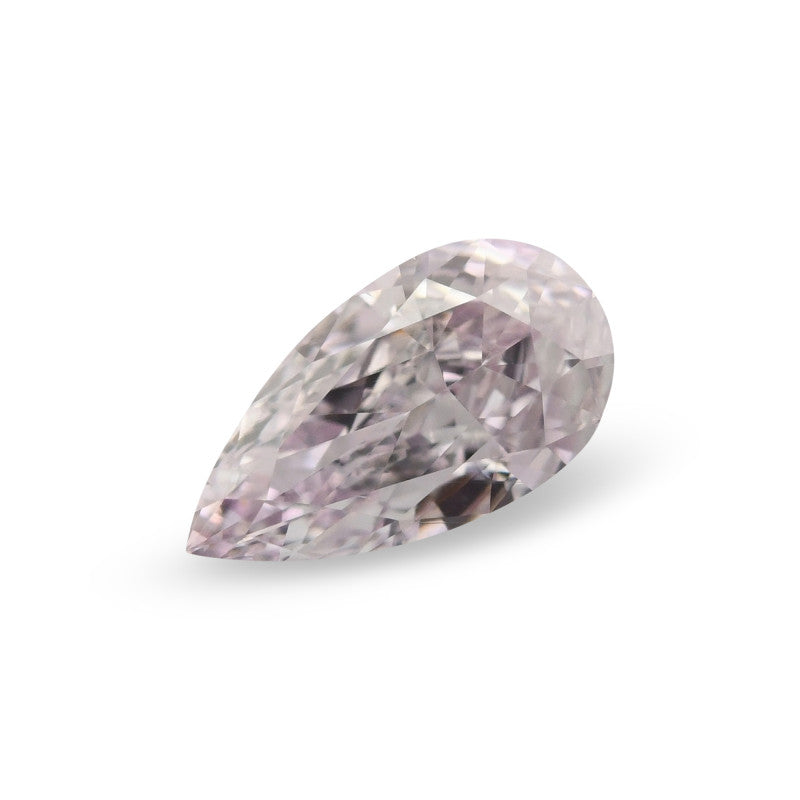 0.46 Carat Fancy Light Pink Pear Diamond VS2 GIA