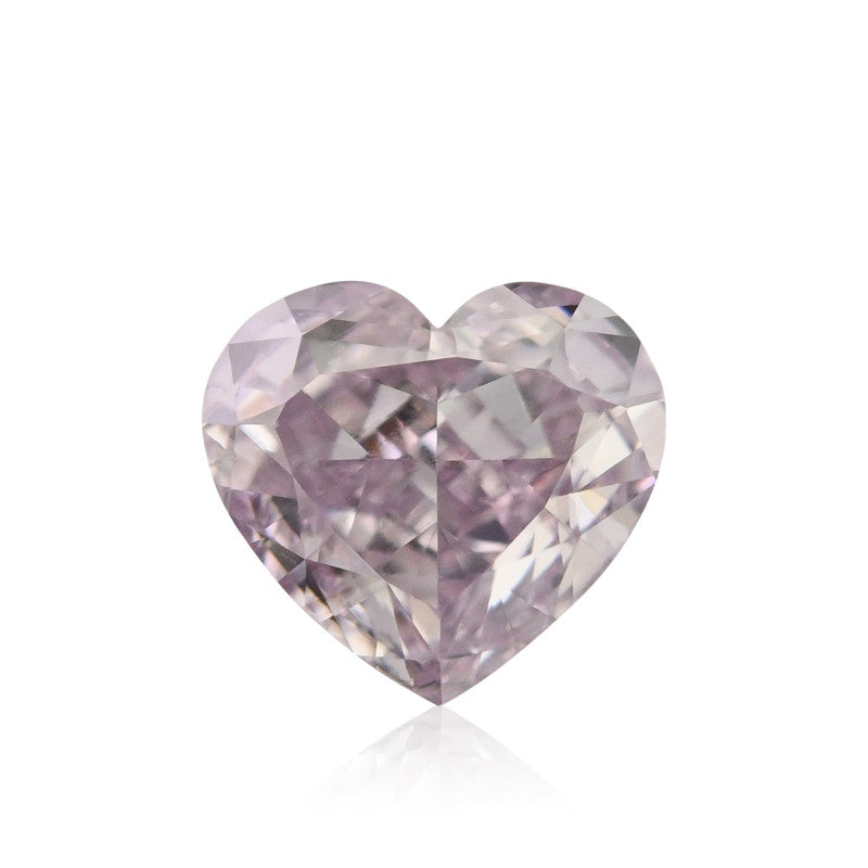 0.51 Carat Fancy Purple-Pink Heart Diamond SI1 GIA