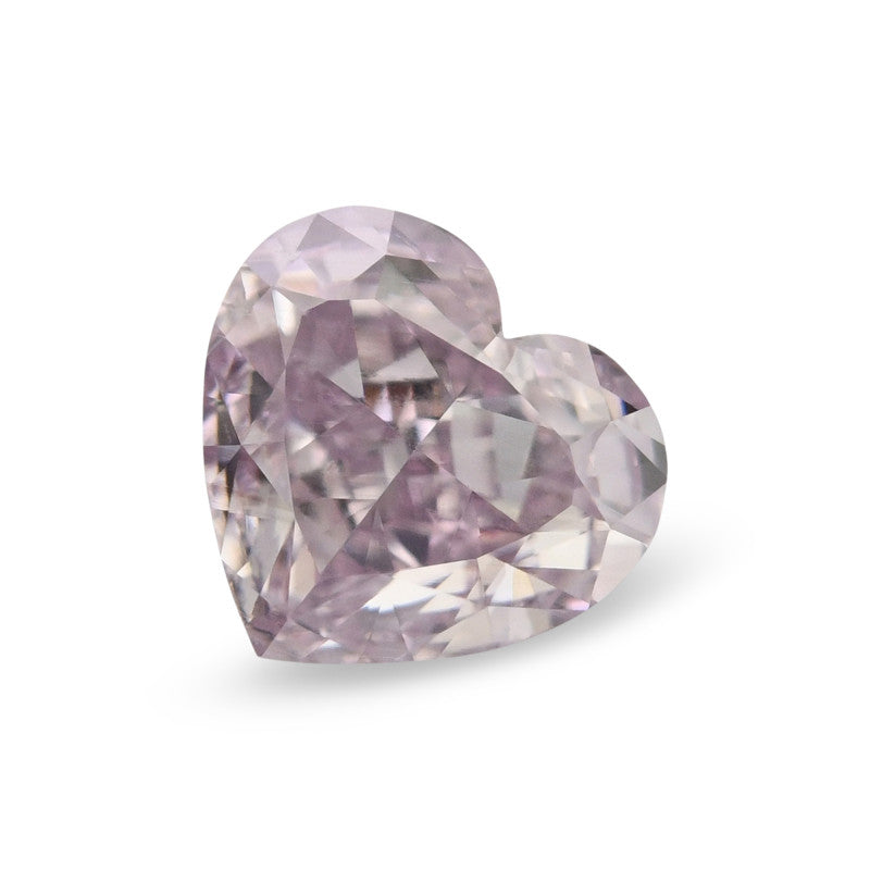 0.51 Carat Fancy Purple-Pink Heart Diamond SI1 GIA