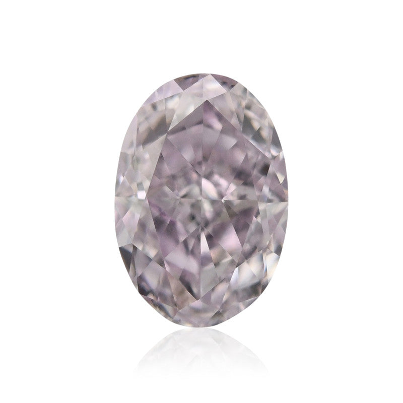 0.50 Carat Fancy Light Pink Oval Diamond SI1 GIA