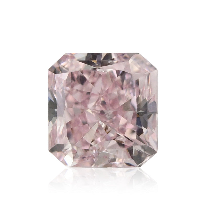 0.50 Carat Fancy Pink Square Radiant Diamond VS2 GIA