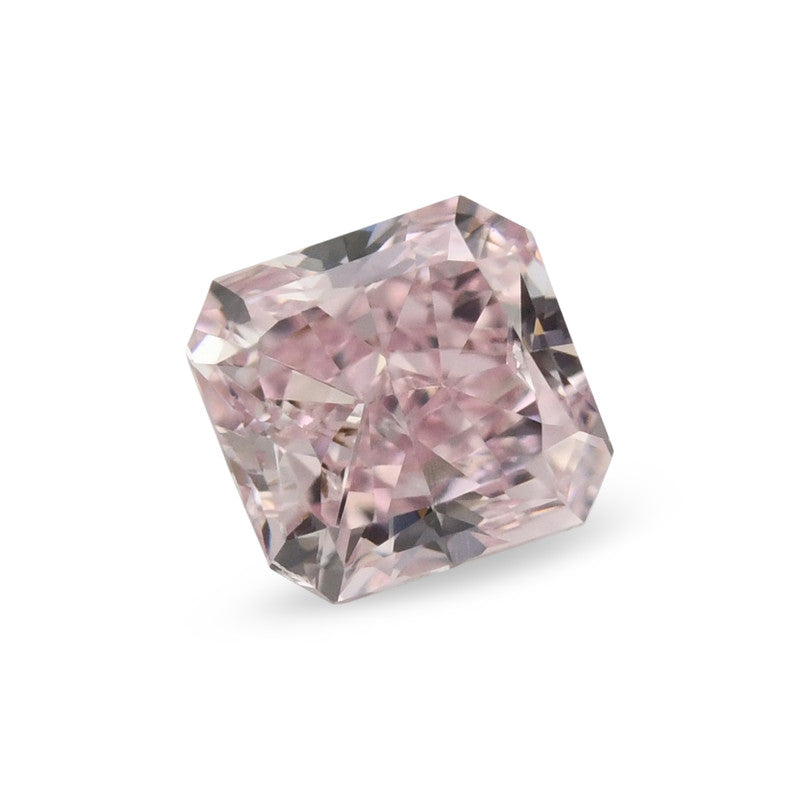 0.50 Carat Fancy Pink Square Radiant Diamond VS2 GIA