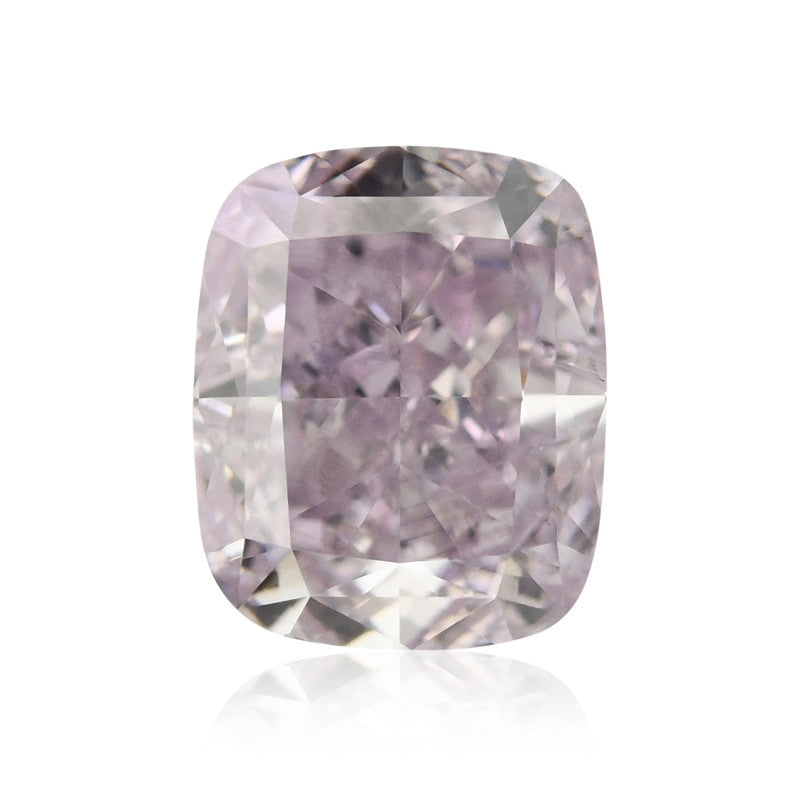 0.71 Carat Fancy Pinkish Purple Cushion Cut Diamond GIA Certified