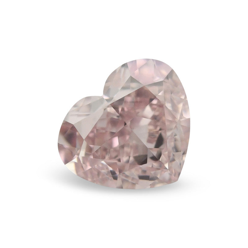 0.74 Carat Fancy Pink Heart Diamond VS2 GIA