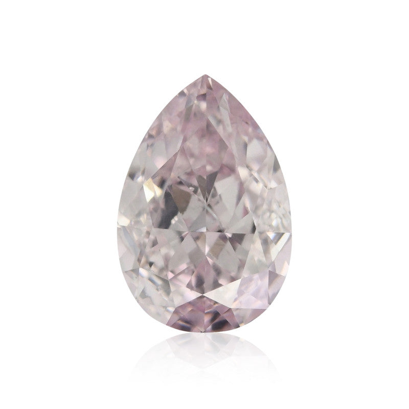 0.70 Carat Fancy Light Pink Pear Diamond SI2 GIA