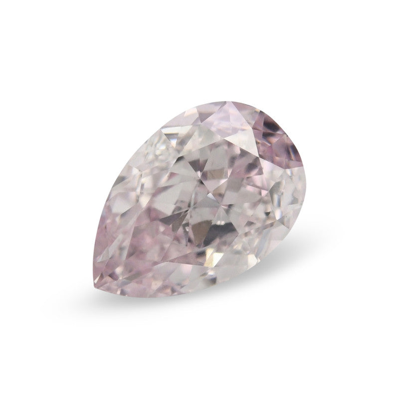 0.70 Carat Fancy Light Pink Pear Diamond SI2 GIA