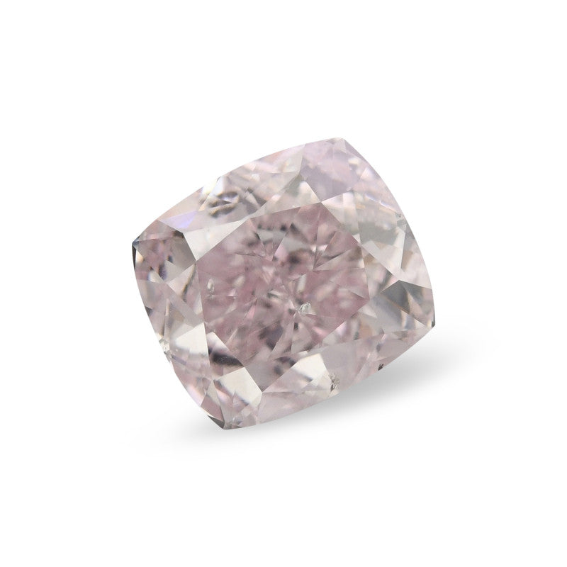 0.77 Carat Fancy Light Pink Cushion Diamond SI2 GIA
