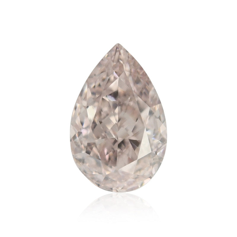 0.34 Carat Fancy Light Pink Pear Diamond VS2 GIA
