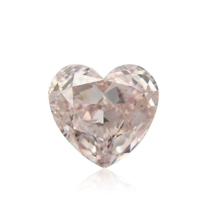 0.40 Carat Fancy Light Pink Heart Diamond SI2 GIA