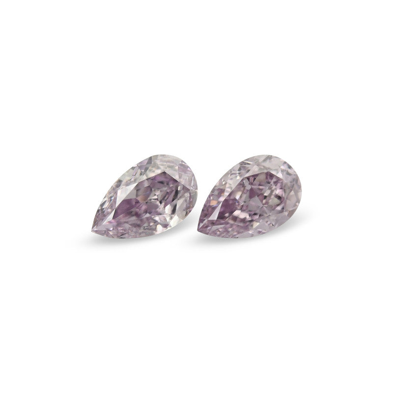 0.32 Carat Fancy Purple-Pink Pear Diamond VS2 GIA