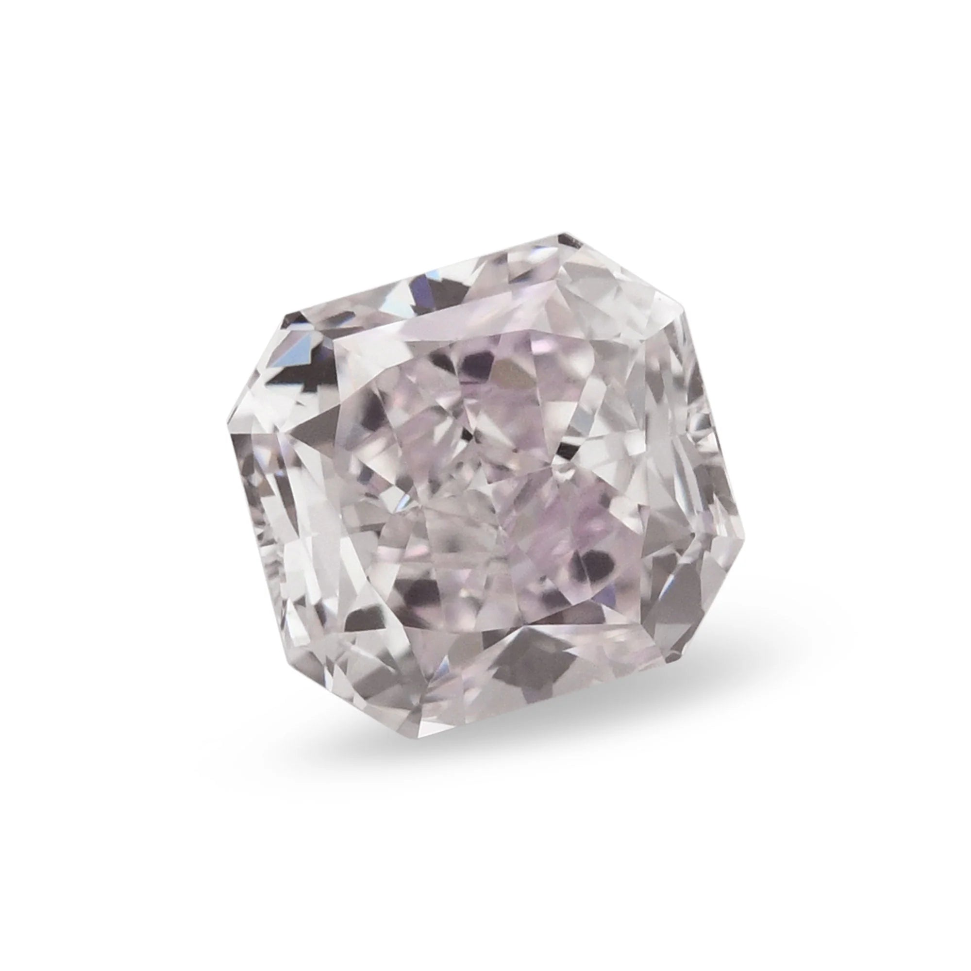 0.41 Carat Fancy Light Pink Radiant Diamond VS1 GIA