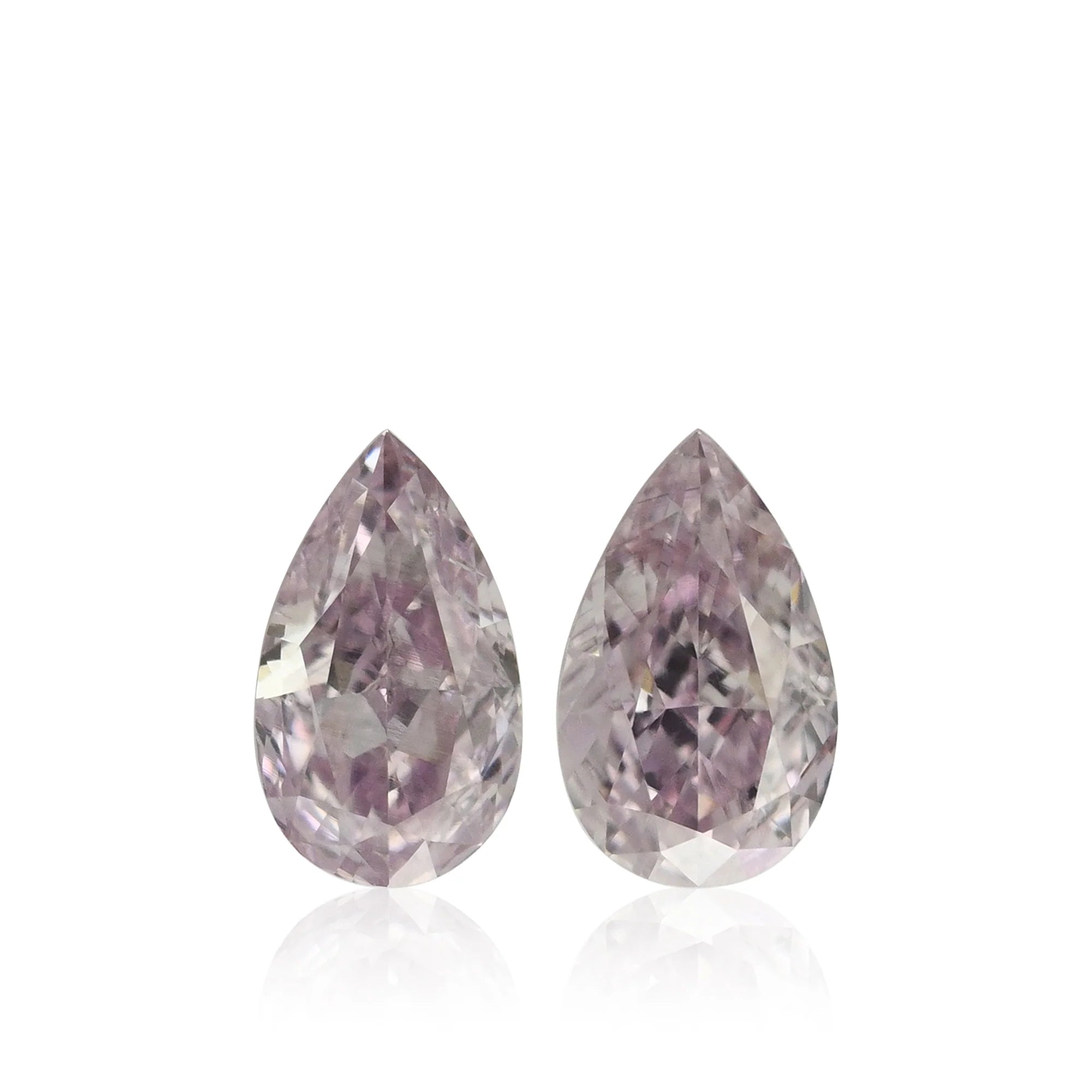0.26 Carat Fancy Purple-Pink Pear Diamond SI1 GIA