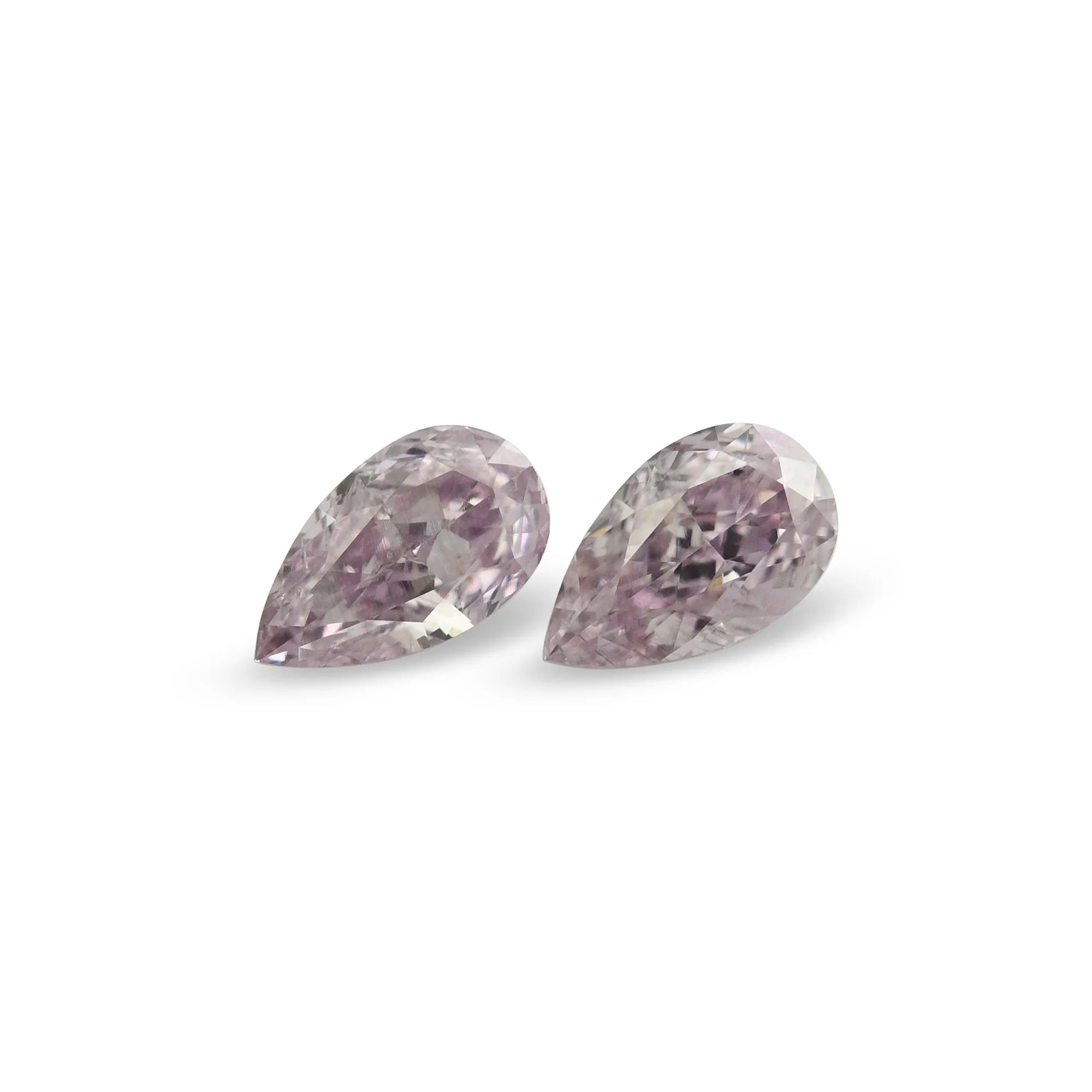 0.26 Carat Fancy Purple-Pink Pear Diamond SI1 GIA