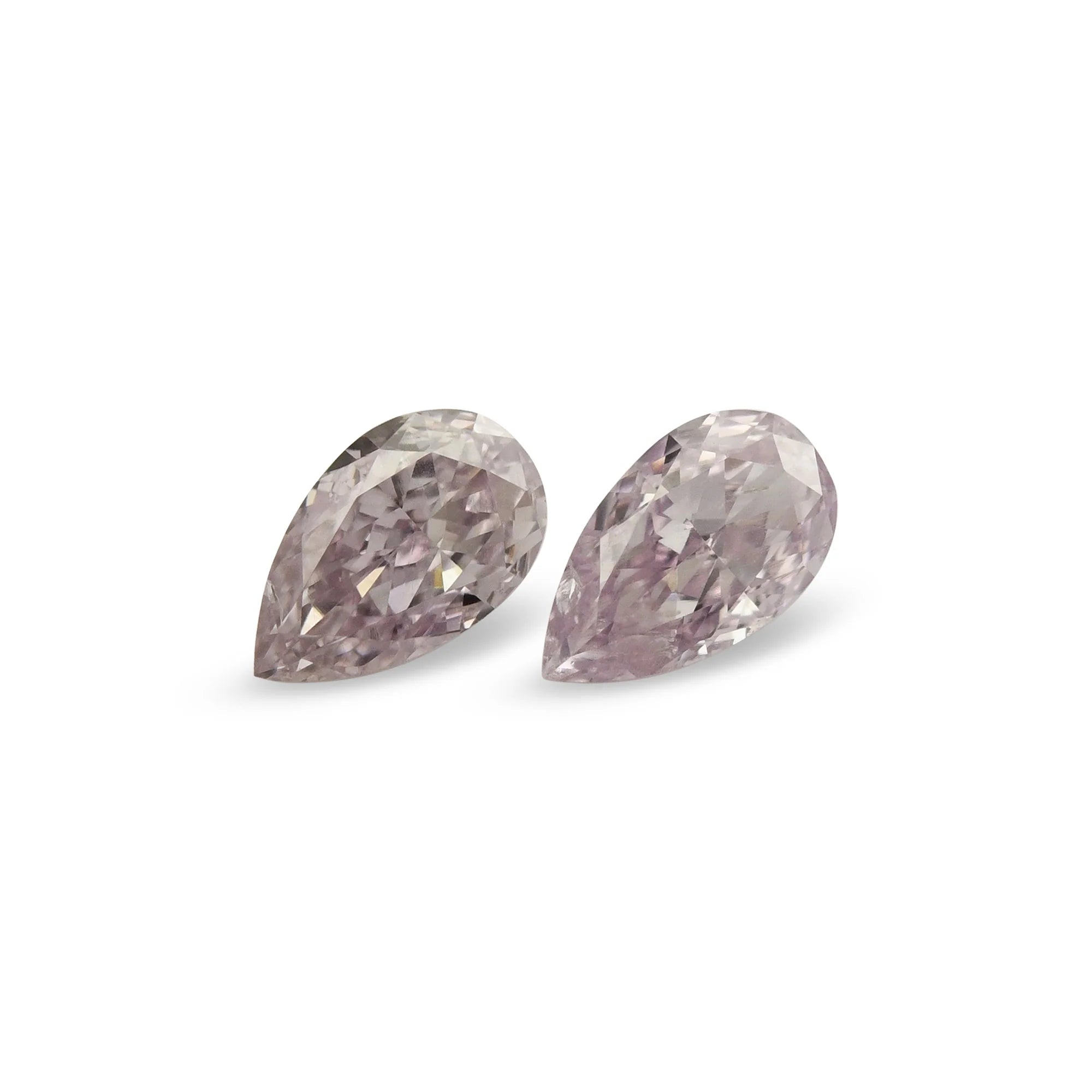 0.26 Carat Fancy Light Pink Pear Diamond SI2 GIA