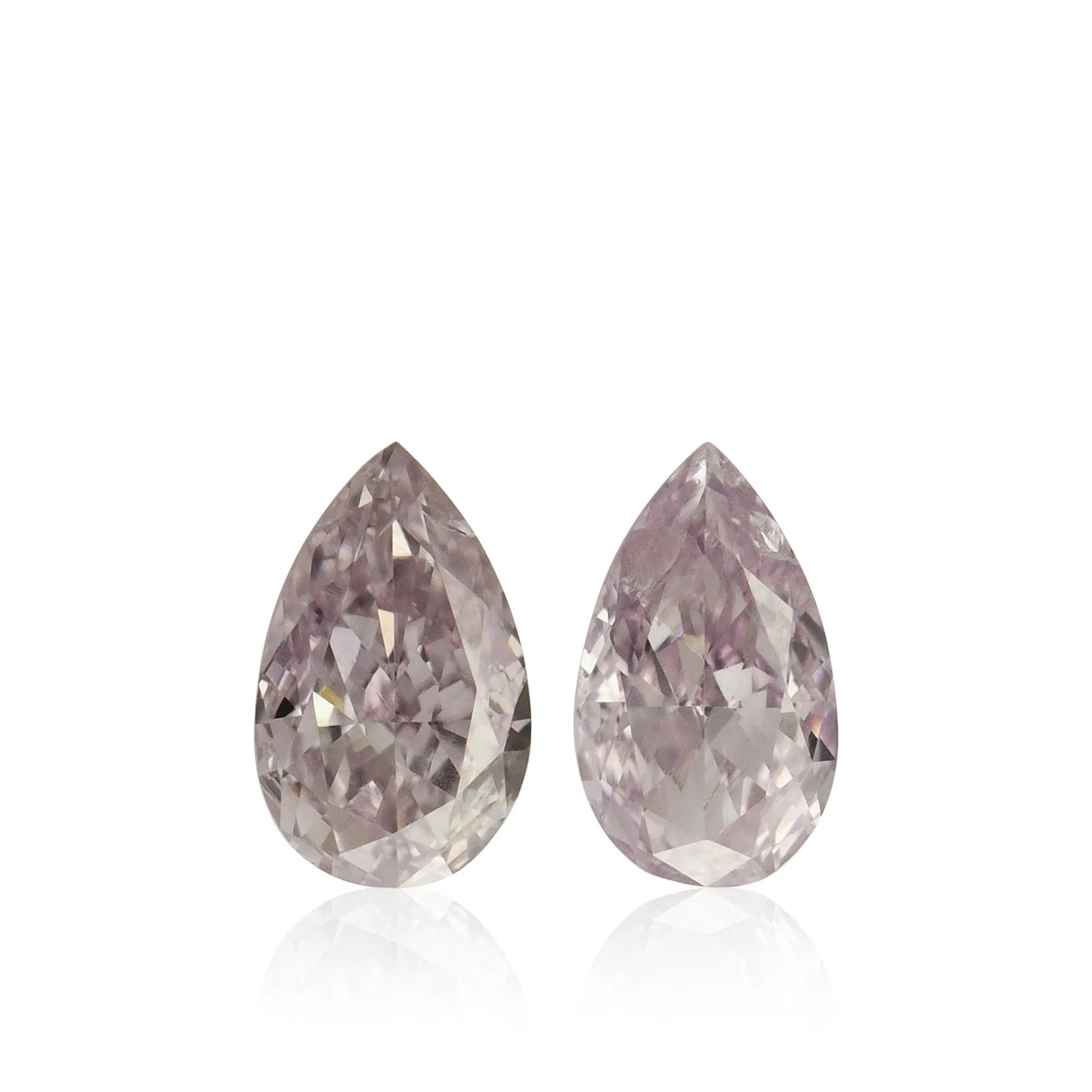 0.26 Carat Fancy Light Pink Pear Diamond SI2 GIA